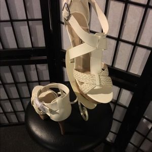 White wedges. New never worn.